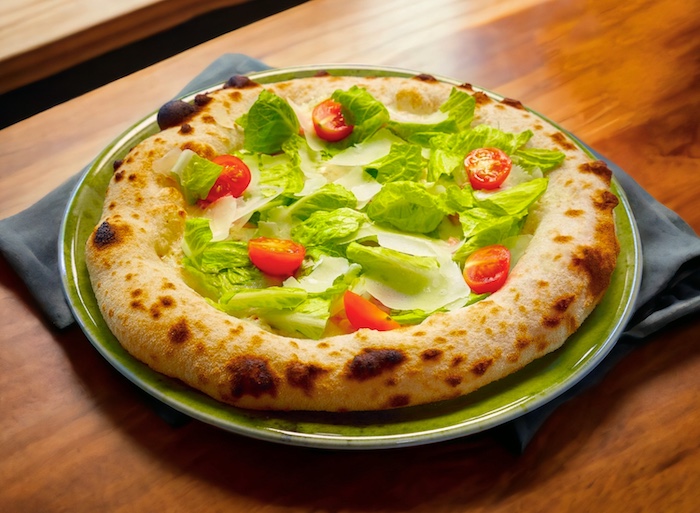Caesar pizza